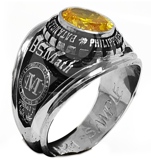 Batangas State University Mens Class Ring